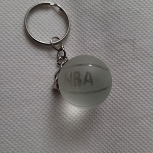 NBA Basketball Crystal Ball KEY CHAIN Ring Keychain